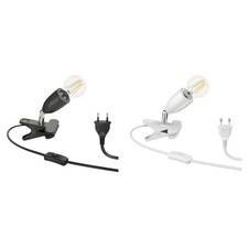 E27 Klemmleuchte LIK, schwarz