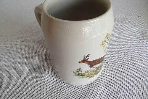 Bierkrug mit jagdmotiv hirsch - jagdmotiv,