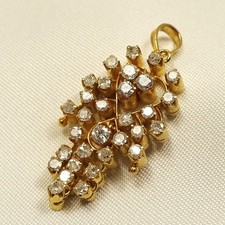 Brillant Diamant Anhänger 750 Gold Diamanten 1,15 ct. / CU 330(12)