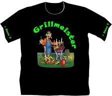 Grillmeister T-Shirt Shirt zum Grillen Geburtstag Geschenk Bratwurst Funshirt 2