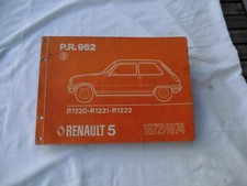 Renault ersatzteilhandbuch - r5,