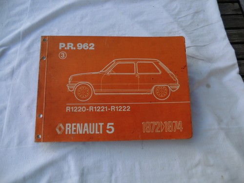 Renault ersatzteilhandbuch - r5,