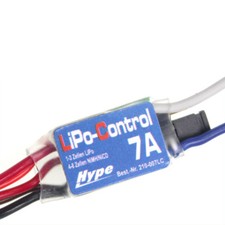 Drehzahlsteller LiPo Control 7 A Flugregler Hype 210-007LC # 700651