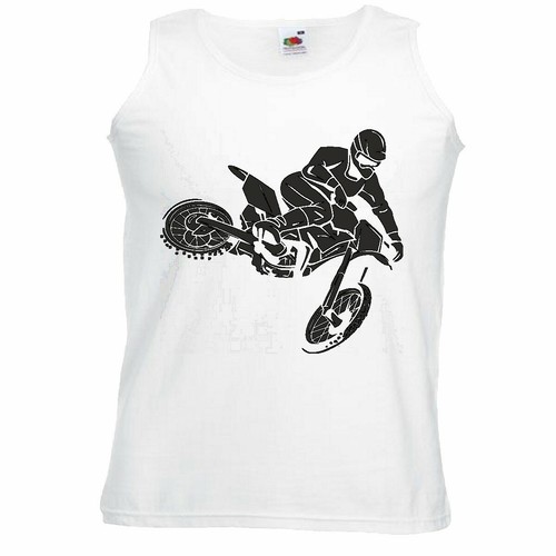 Tank top motocross - top, silhouette