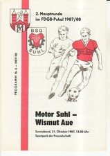 FDGB-Pokal 87/88 BSG Motor Suhl - BSG Wismut Aue