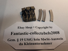 Dragon 1:6 Für Deutsches Sturmgewehr 44 Munitasche + 3 xMagazin  WWII - Selten