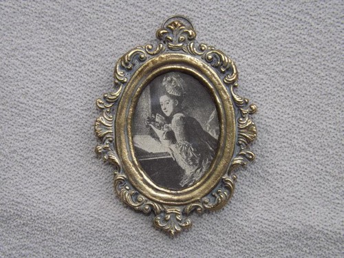Miniatur bilderrahmen oval - miniatur,