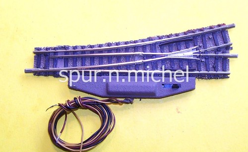 Weiche mit - b, 1