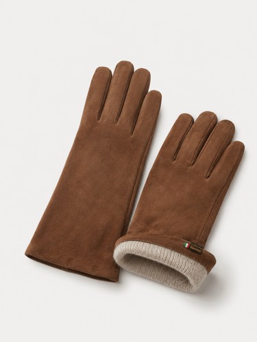 Velourslederhandschuhe lusso - velourslederhandschuhe,