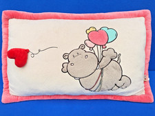 NICI KISSEN LOVE NILPFERD MIT HERZ 58 X 38 CM KUSCHELKISSEN HIPPO DEKO