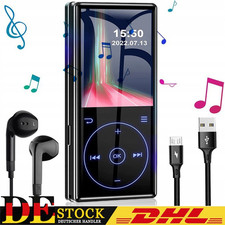 Portable MP4 MP3 Player 32GB Bluetooth HiFi Musik Speaker FM Radio Recorder Gift