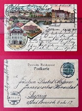 Litho AK ZEITZ 1905 jüdisches