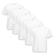 5er FRUIT OF THE LOOM T SHIRT SETS M L XL XXL XXXL 4XL 5XL HERREN SHIRTS VALUE