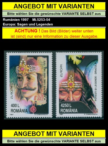 Rumänien 1997 5253 - 1997, mi.5253-54