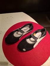 1 Paar Dockers Ballerina in Schwarz  Weiß 💥( Gummizug) Gr .38  ☄️Top !