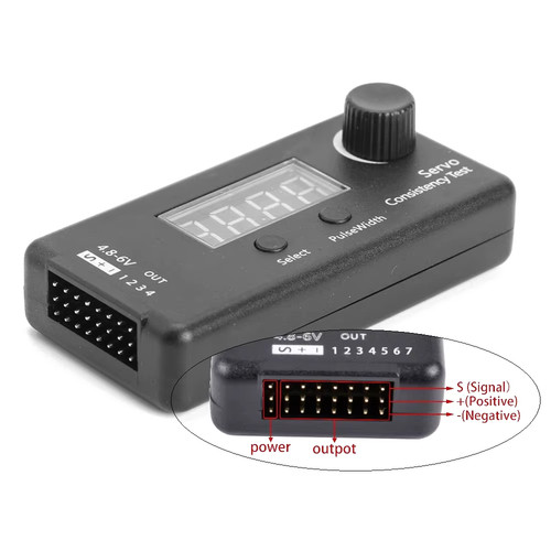 Digital servo tester - tester, 3-modi