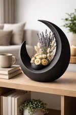 Deko Skulptur Mond Vase modern