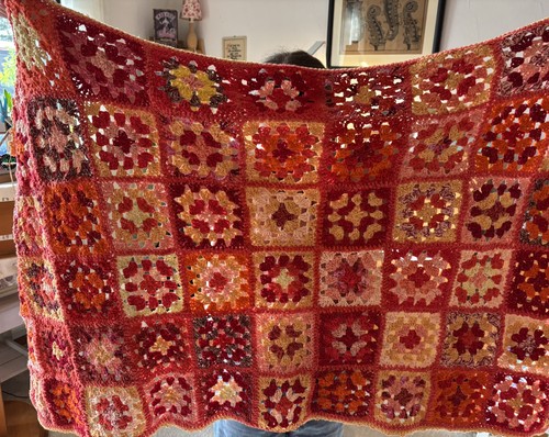 Granny square decke babydecke - square,
