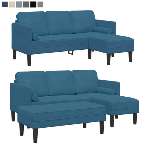 Modern form sofa samt - l-form,