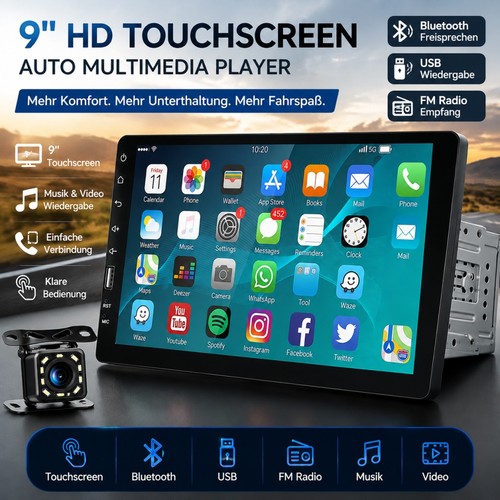 Din autoradio bluetooth - din,