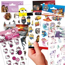 XL-Tattoobögen - 12 Tattoos für Kinder Mitgebsel Geschenk Spiel Kindergeburtstag