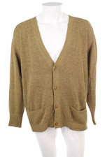 BONEVILLE Cardigan Woll-Mix 6 = 50 senfgelb olive grey