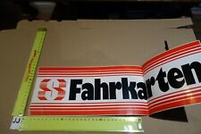 Alter Aufkleber Schiff Fähre Boot Yacht Deutsche Bahn ? S FAHRKARTEN 1xgeknickt