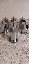 Möbelfüße Metall 7 Stück silber für Schränke, Couch, Bett, Sofa, Kleinmöbel