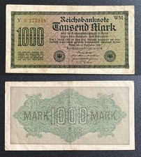 Reichsbanknote 1000 mark - reichsbanknote,