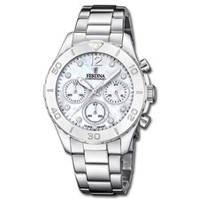 Festina Damenuhr Boyfriend F20603/1 Armbanduhr Edelstahl silber UF20603/1