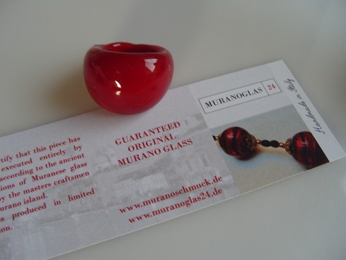 Murano glas ring original - ring,