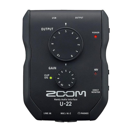 Zoom audio interface - zoom, u-22