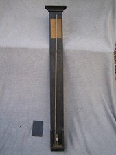 Biedermeier Barometer  Torricelli  Luftdruck 100 cm mundgeblasenes Glasrohr