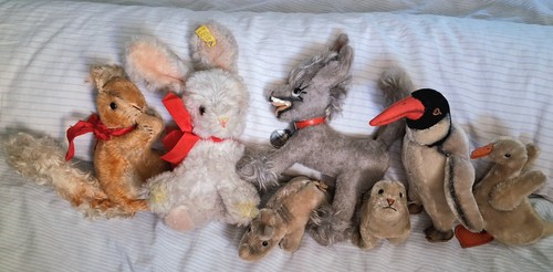 Konvolut alte steiff tiere - alte,