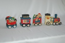 Weihnachtsdeko "Zug"  4teilig   (Lok B/H/T = ca. 13 x 8 x 6 cm)