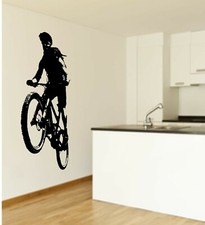 Mountainbike - Downhill - MTB - Fahrrad - Wandaufkleber - Wandtattoo