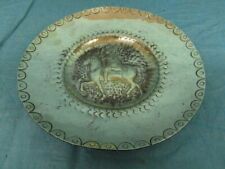 Wandteller Antik Messing Pferd