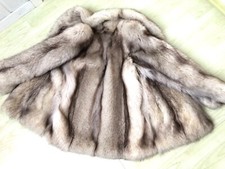 Pelz Jacke Polarfuchs Blaufuchs Gr.38 TOP