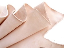 Lederhaut NATUR BRAUN 90x60 1,5mm pflanzlich Bio Dickleder Rindleder BLANKLEDER