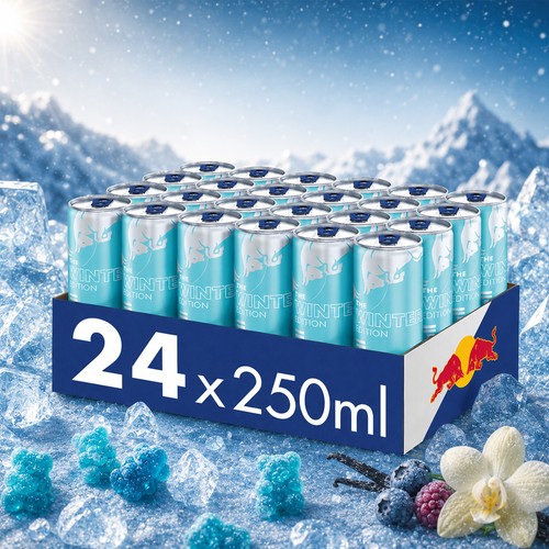 Red bull winter edition iced - red,