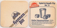 Hannen Alt - alter Bierdeckel