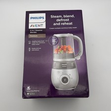 Philips Avent 4 in 1 Dampfgarer Mixer Premium Babynahrungszubereiter, Dampfgaren