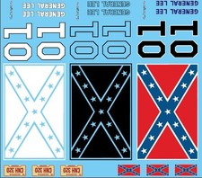 1:64 HOTWHEELS Dodge Charger General LEE set water decal