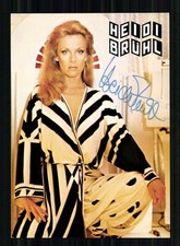 Heidi Brühl Autogrammkarte Original Signiert Musik + 1703