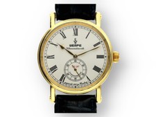 Original Wempe Chronometerwerke No20 Herren Uhr in 750 Gelbgold