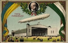 Ak Leipzig, Luftschiffhafen