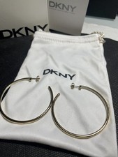 goldfarbene Creolen von DKNY