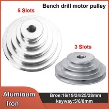 Aluminium Pagode Typ A 5 Schichten 3 / 5 Schlitze Pagode Rad Motor Riemenscheibe