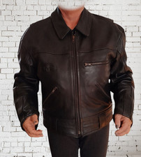 ❤️Damen Motorrad Lederjacke Motorradjacke Racing dicke Bikerjacke Gr. M schwarz