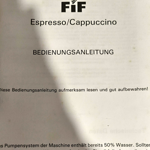 Fif espresso cappuccino - fif, espresso/cappuccino